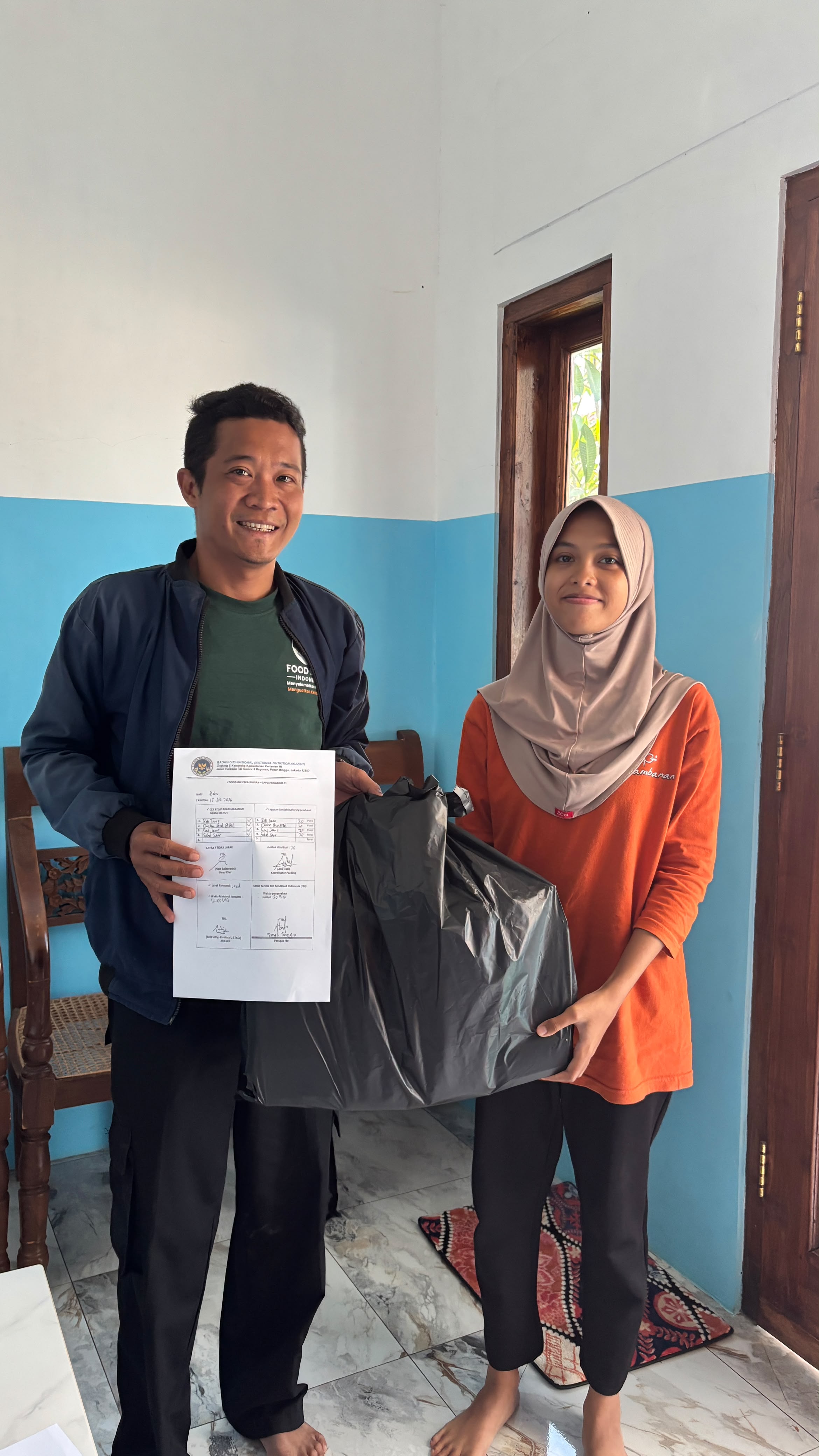 Serah Terima Dari Mitra Dapur