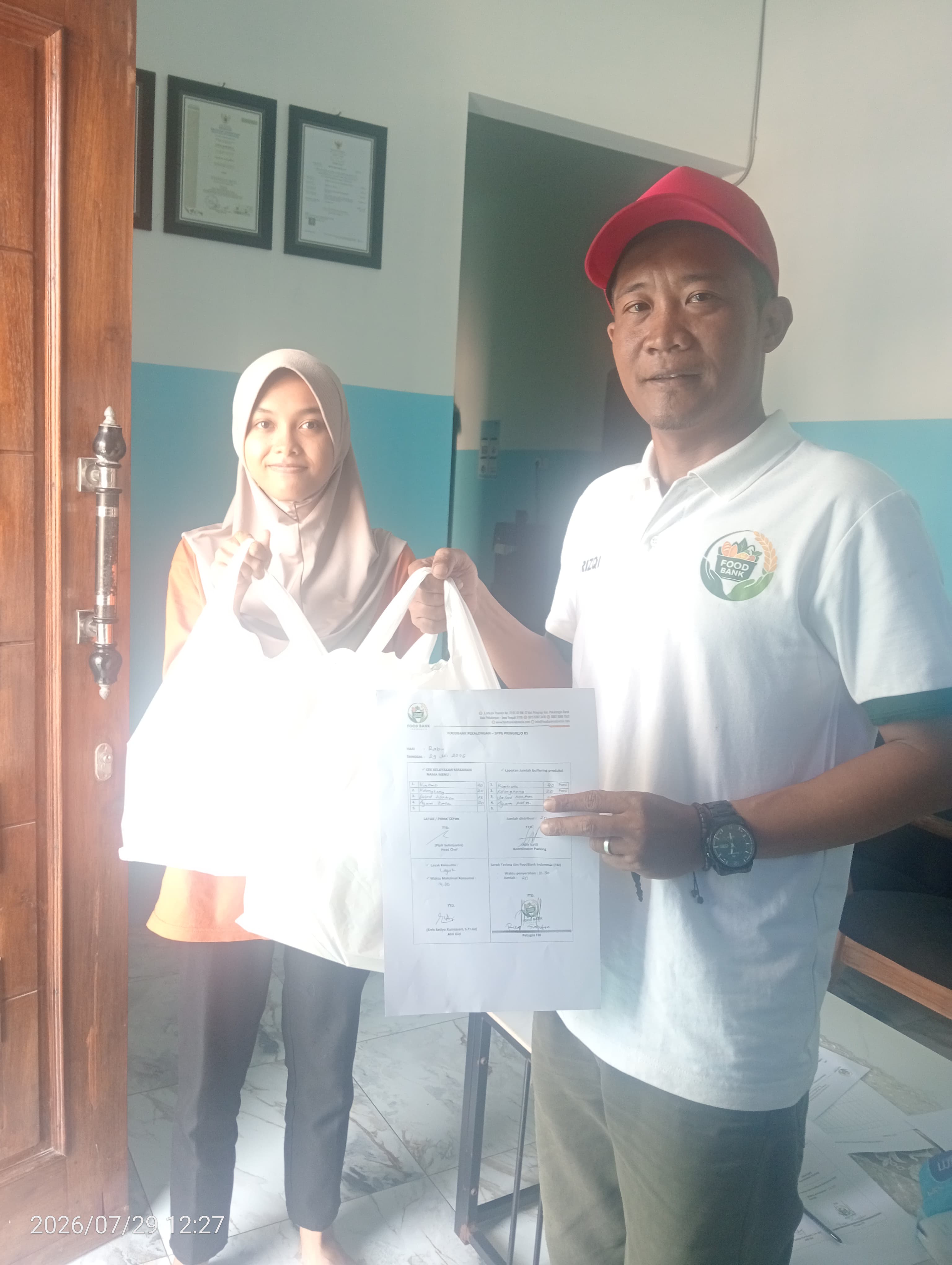 Penyaluran hari rabu, 29/07/26