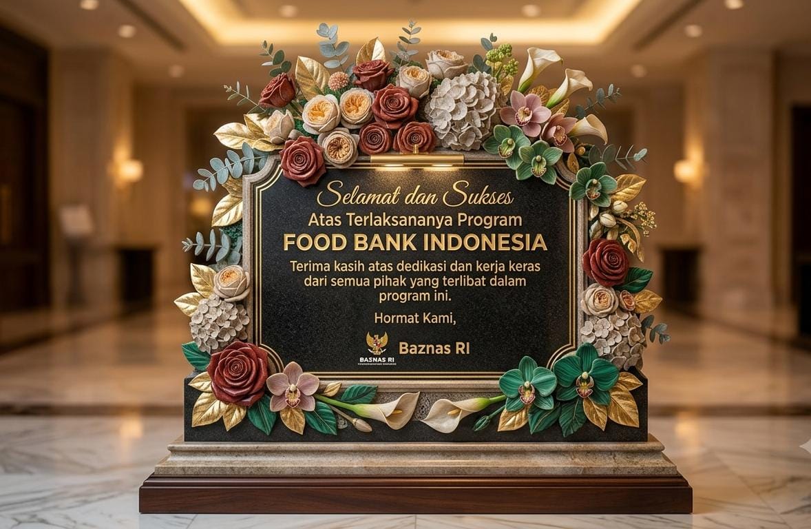 Hari selasa,04/08/26 kiriman ucapan dari baznas pusat