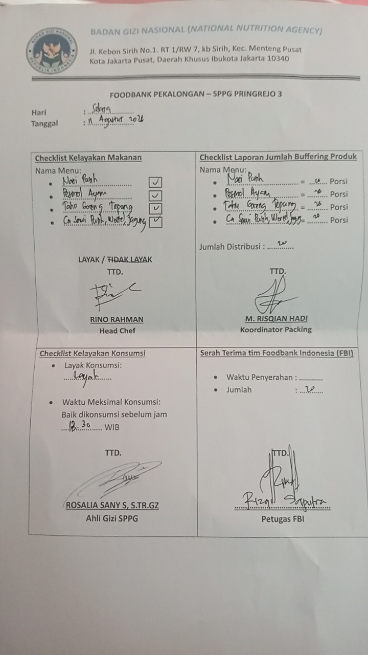 Penyaluran hari selasa,11/08/26