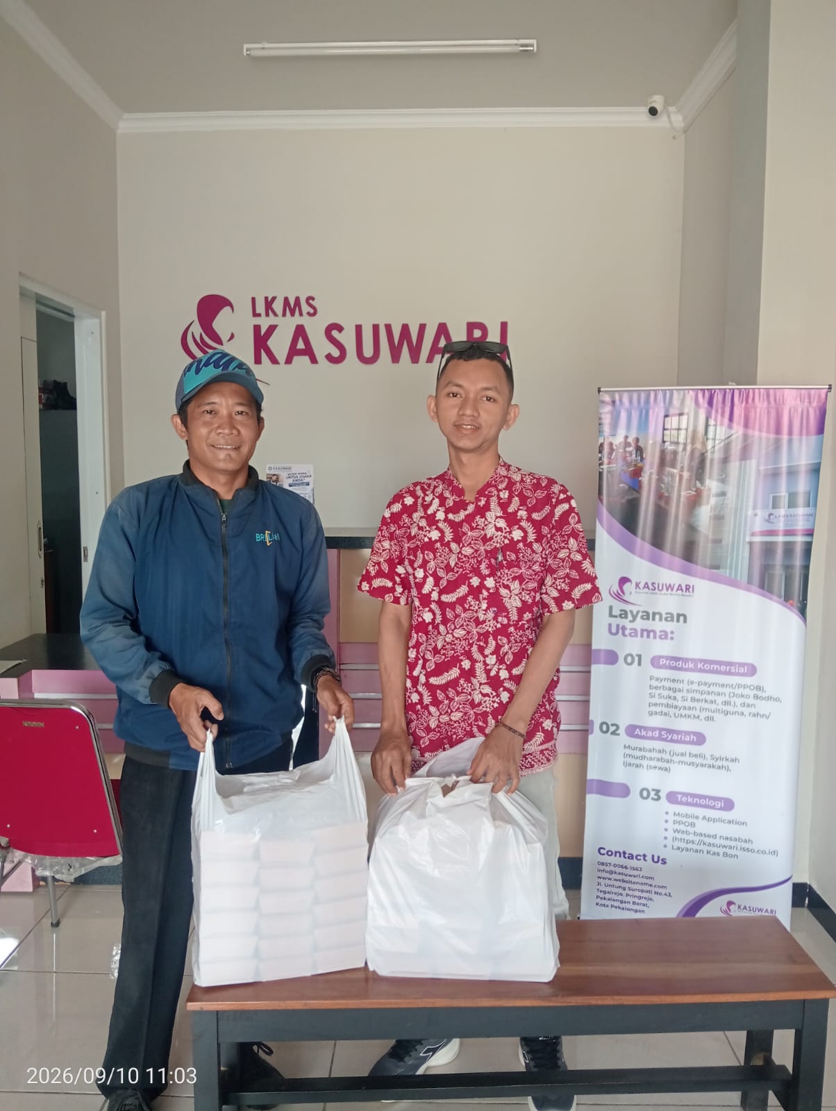 Penyaluran hari kamis,10/09/26