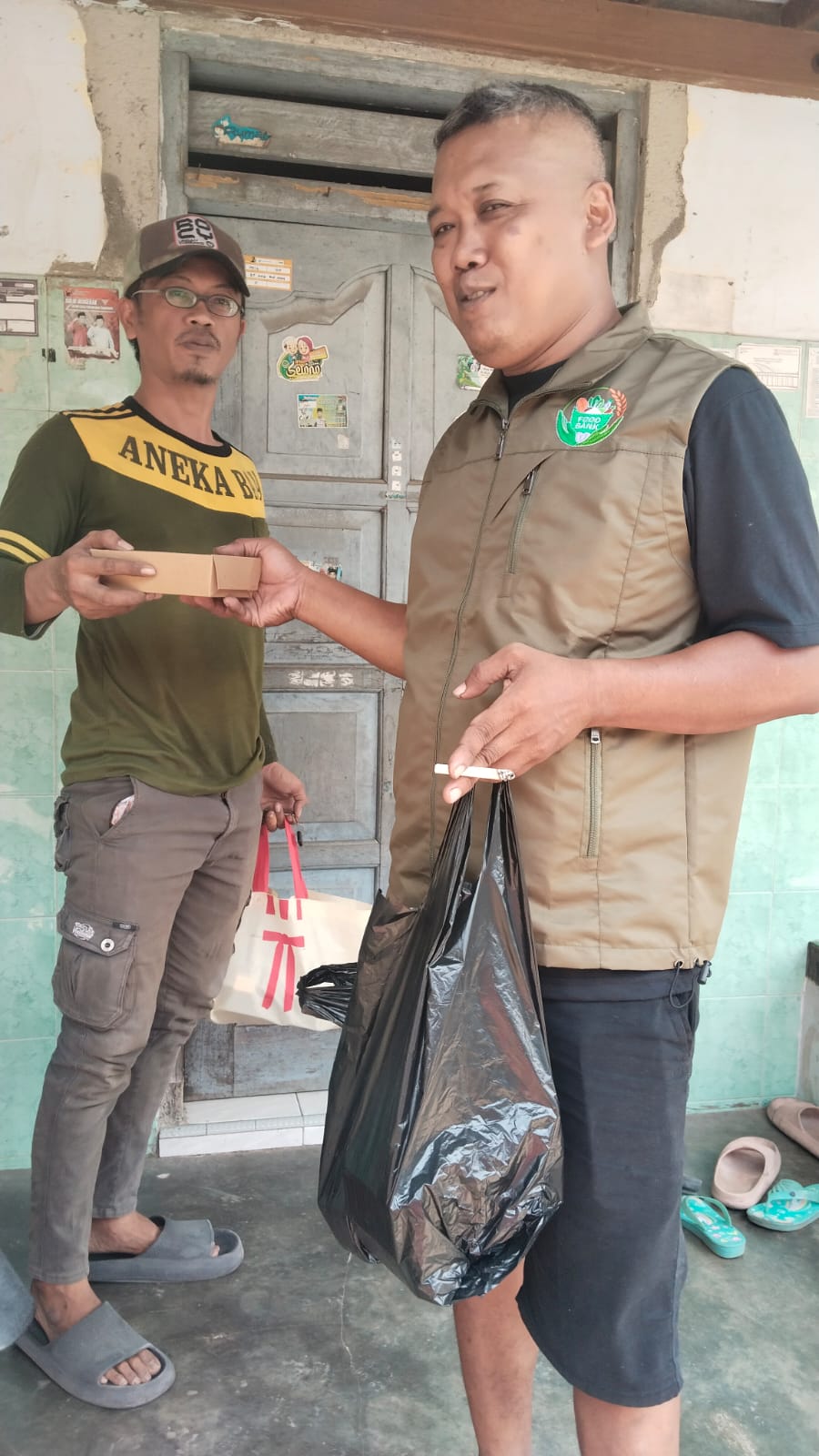 Kegiatan penyaluran di kota pekalongan