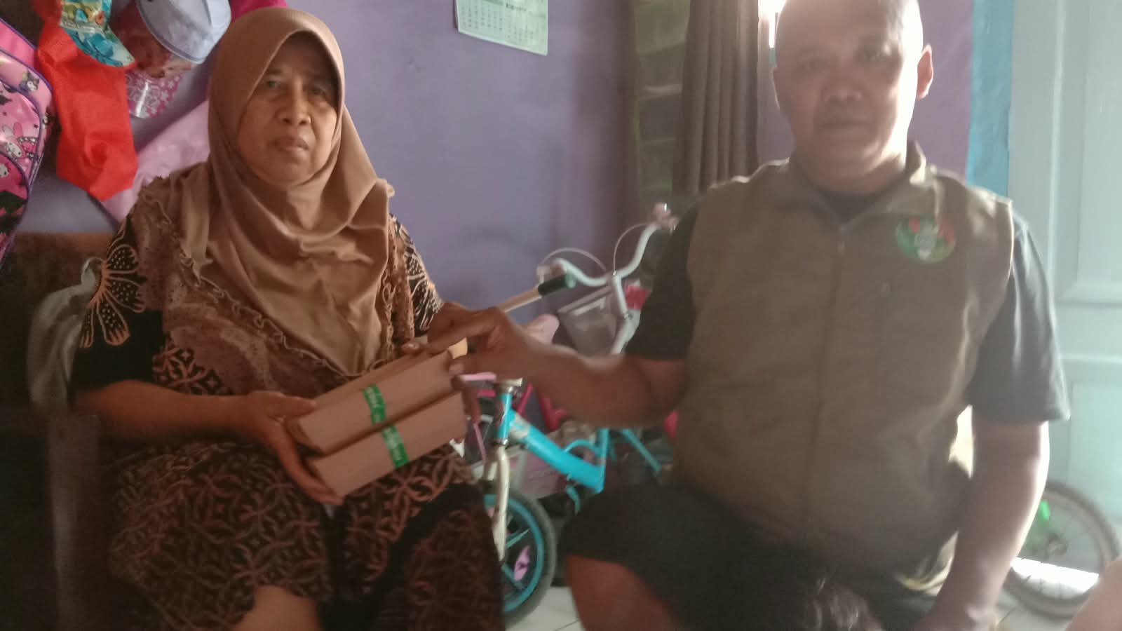 Kegiatan penyaluran di kota pekalongan