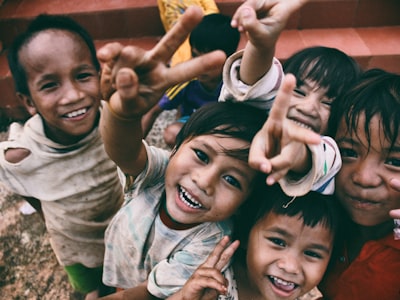 Anak-anak penerima manfaat Food Bank